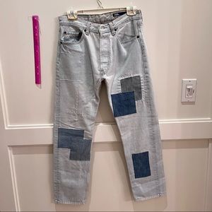 New patchwork jeans